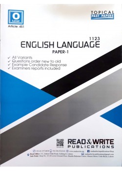 O/L English Language Paper 1 (Topical) - Article No. 451